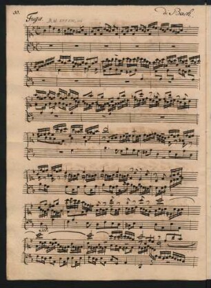 Fugen; org; g-Moll; BWV 578