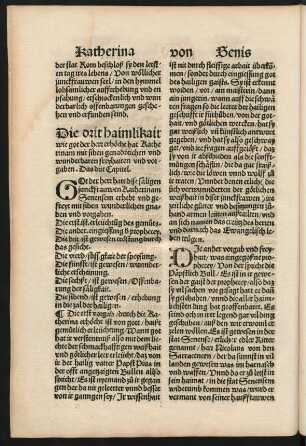 Die drit haimlikait ... Das drit Capitel.