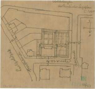 Fischer, Theodor; Nürnberg; Haus Adelsberger - Lageplan