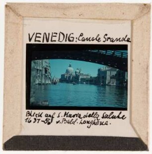 Venedig: Canale Grande und Santa Maria della Salute (Foto 1943)