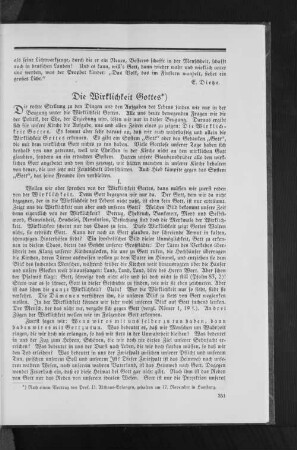 Die Wirklichkeit Gottes