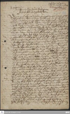 Brief von Bartholomäus Ziegenbalg an Joachim Justus Breithaupt, Paul Anton und August Hermann Francke.