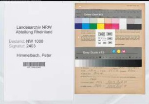 Entnazifizierung Peter Himmelbach, geb. 07.09.1891 (Brandmeister)