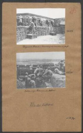 Österr.-ungar. Stellung an der Ostfront