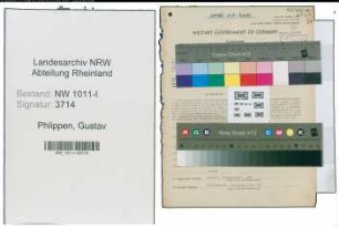 Entnazifizierung Gustav Phlippen , geb. 20.03.1905 (Inspektor)