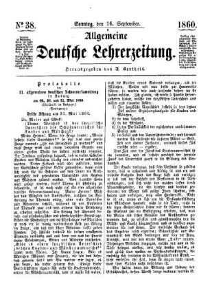 Protokolle der 11. allgemeinen deutsche Lehrerversammlung