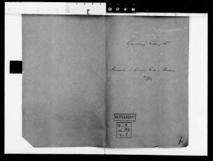 Korrespondenz Großherzog Ludwigs III. mit Großherzog Friedrich v. Baden