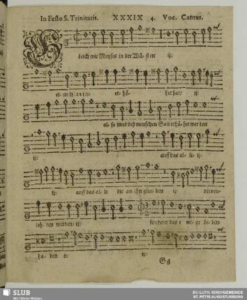XXXIX. Gleichwie Moses
