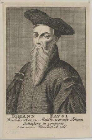 Bildnis des Iohann Favst