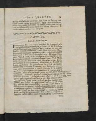 241-261, Caput XX. - Caput XXVI.