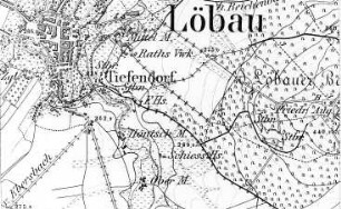 Löbau. Meßtischblatt, Sekt. Löbau, 1884
