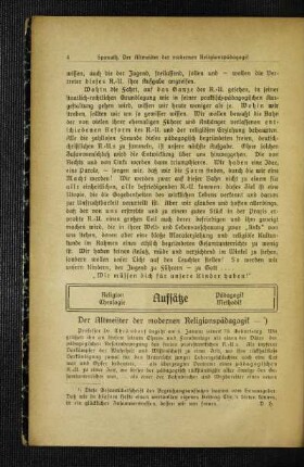 ¬Der¬ Altmeister der modernen Religionspädagogik