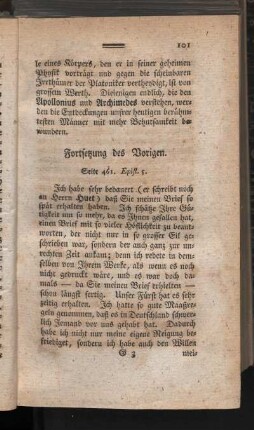 Fortsetzung des Vorigen