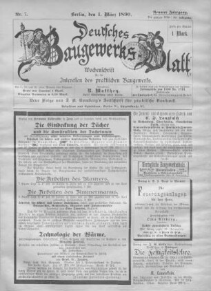 50. Jahrgang. Nr. 7.
