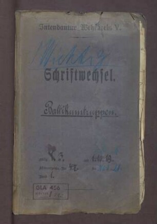 Demobilmachung der badischen Baltikum-Truppen