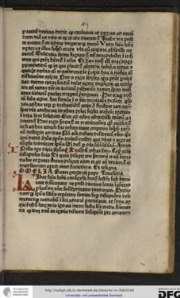 Omelia beati Gregorii pape tricesima.