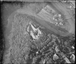 Schloss Rochsburg : Schloss Rochsburg. Luftbild