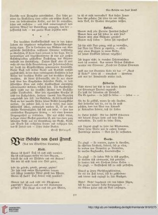 Vier Gedichte