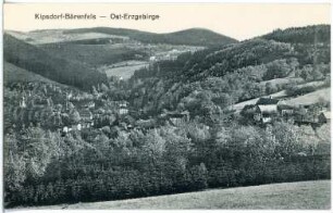 Kipsdorf. Blick auf Kipsdorf-Bärenfels