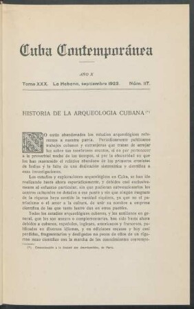 Historia de la Arqueología Cubana
