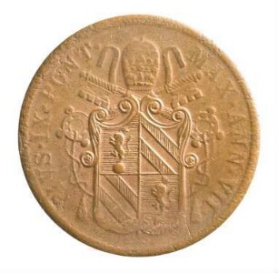 Münze, 5 Baiocchi, 1853
