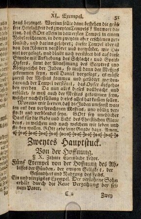 51-66, Zweytes Hauptstuck