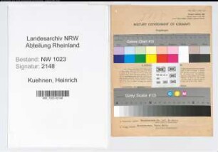 Entnazifizierung Heinrich Kuehnen , geb. 13.07.1891 (Friseur)