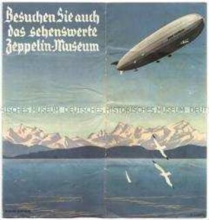 Informations- und Werbeschrift des Zeppelin-Museums Friedrichshafen
