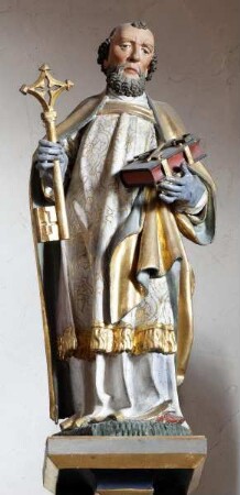 Geisenheimer Dreikönigsaltar — Die Heiligen Sebastian, Petrus und Rochus — Heiliger Petrus