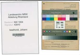 Entnazifizierung Johann Isselhorst , geb. 23.07.1911 (Kaufm.Angestellter)