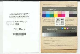Entnazifizierung Maria Otto , geb. 13.07.1910 (Referendarin)