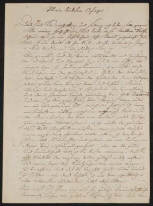 Brief von Ferdinand Kobell an Unbekannt (Ohage?)