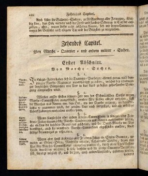 160-170, Erster - Vierter Abschnitt