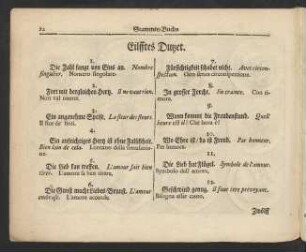 Eilfftes Dutzet.