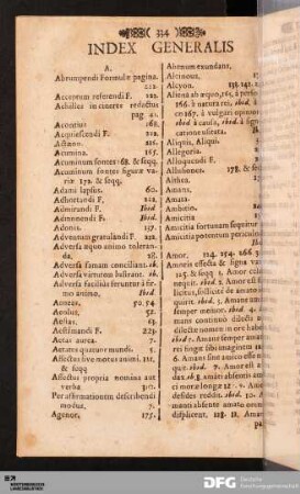 Index Generalis