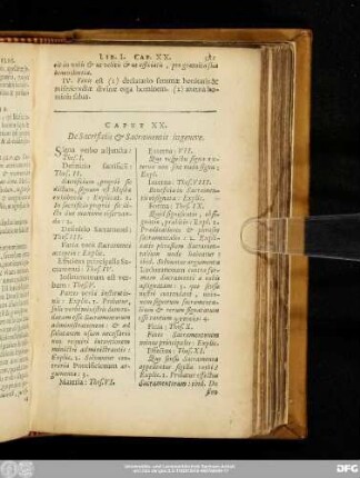 Caput XX. De Sacrificiis & Sacramentis in genere.