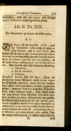 Tit. XIX. De Heredum qualitate & differentia.