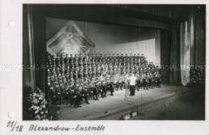 Auftritt des sowjetischen "Alexandrow-Ensembles" in Berlin