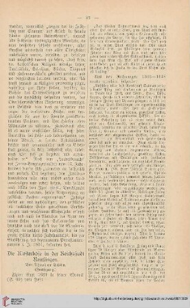 15: Die Klosterhöfe in der Reichsstadt Reutlingen, [2]