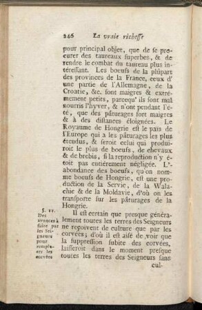 §. 11. Des avances à faire par les Seigneurs pour remplacer les corvées.