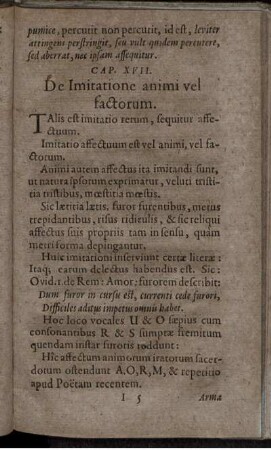 Cap. XVII. De Imitatione animi vel factorum