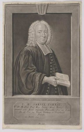 Bildnis des I. H. Samvel Formay