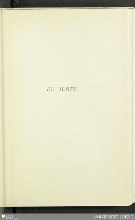 Du Juste