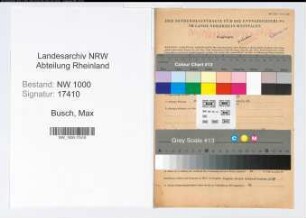 Entnazifizierung Max Busch, geb. 01.08.1895 (Polizeibeamter)