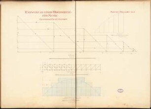 Hochschule für Musik, Berlin Schinkelwettbewerb 1890: Graphische Ermittlungen