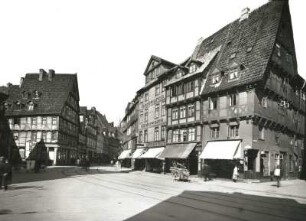 Hannover, Marktstraße : Hannover. Marktstraße. Blick zur Einmündung Köbelinger Straße