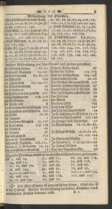 Folgende Psalmen werden in gleichen Melodeyen gesungen