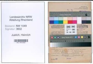 Entnazifizierung Heinrich Juelich , geb. 27.10.1910 (Polizeibeamter)