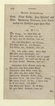 Dritte Abtheilung