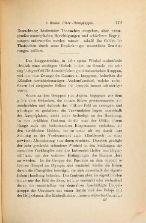 Ueber Giebelgruppen